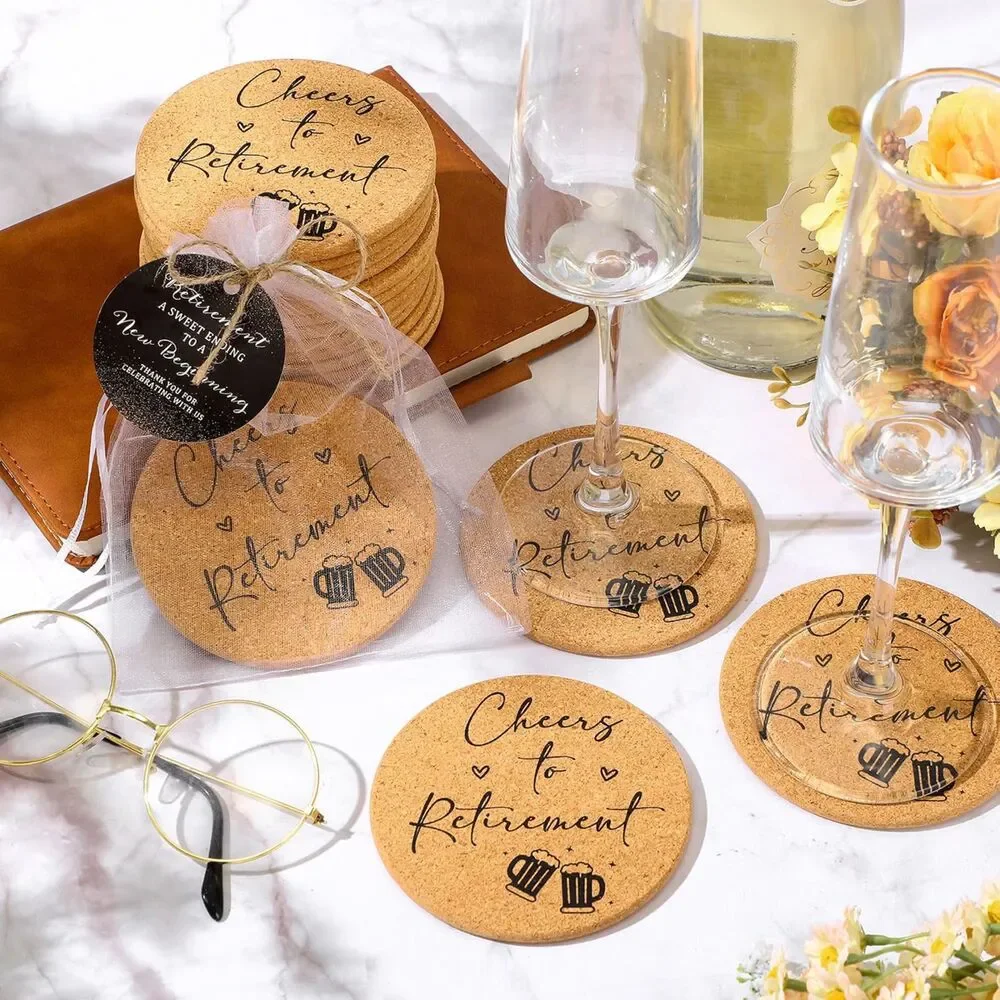Retirement Party Favor Coasters (50 Sets)